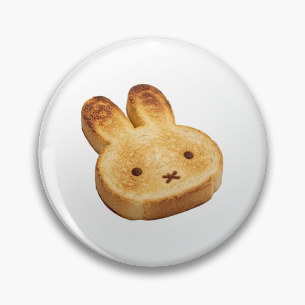 Item preview, Cute Bunny Toast – Kawaii Breakfast Food Sticker designed and sold by elwinadonburg.