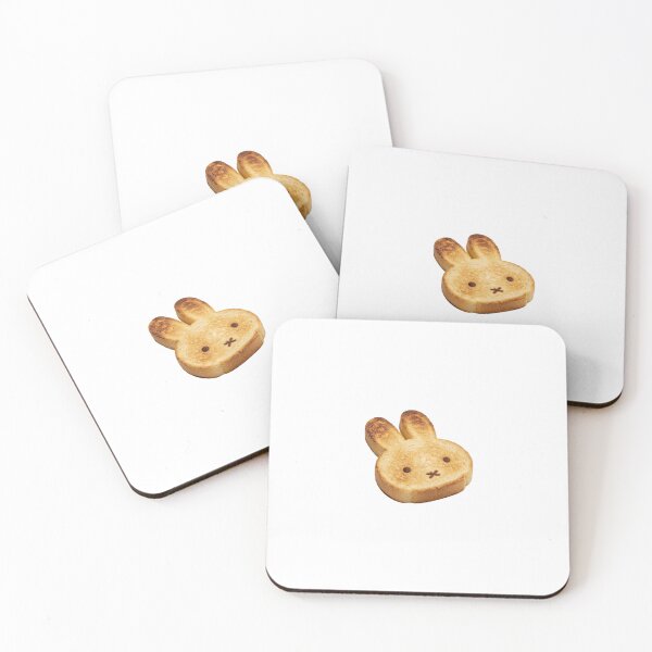Item preview, Cute Bunny Toast – Kawaii Breakfast Food Sticker designed and sold by elwinadonburg.