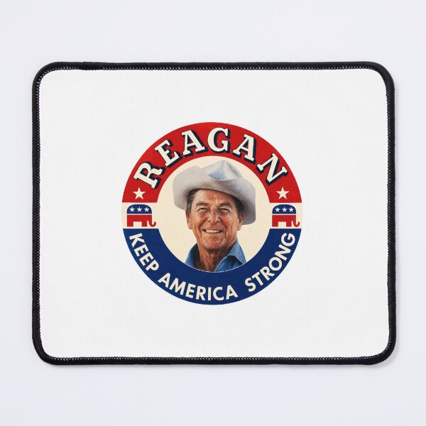 Item preview, Ronald Reagan Keep America Strong Button designed and sold by ArtSpireWorks.