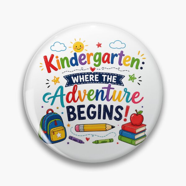 Item preview, Colorful Back to School Kids Design, Kindergarten Fun designed and sold by Right-UR.