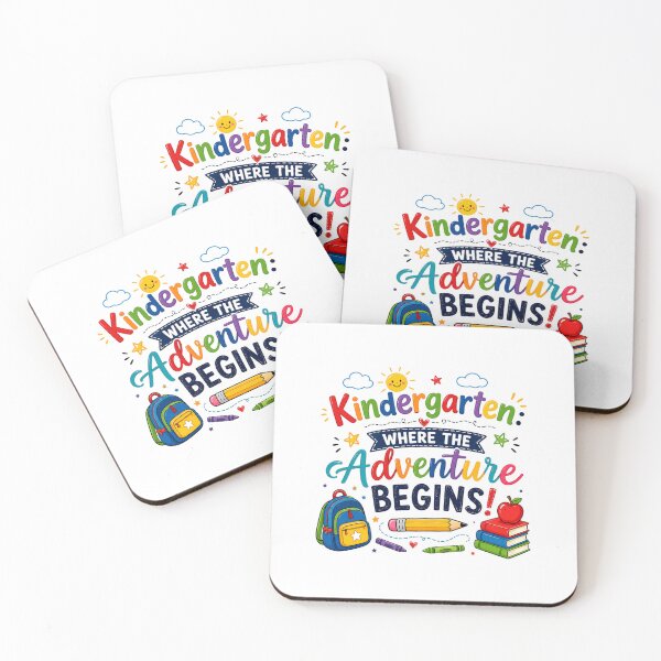 Item preview, Colorful Back to School Kids Design, Kindergarten Fun designed and sold by Right-UR.