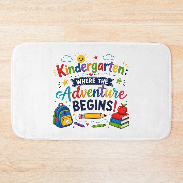 Item preview, Colorful Back to School Kids Design, Kindergarten Fun designed and sold by Right-UR.