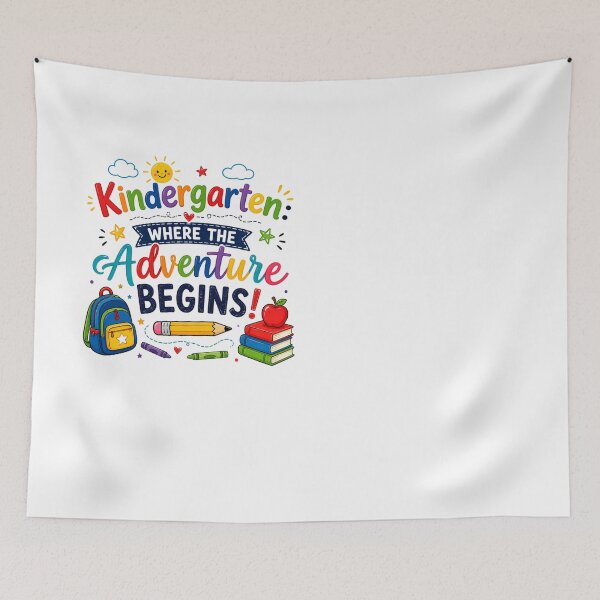 Item preview, Colorful Back to School Kids Design, Kindergarten Fun designed and sold by Right-UR.