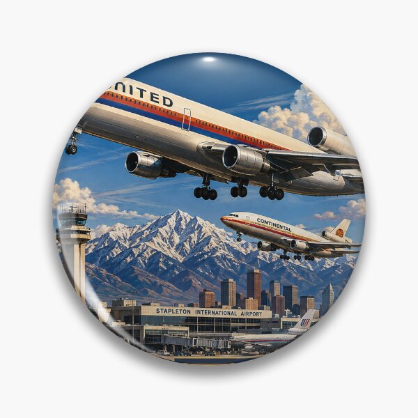 Item preview, Stapleton International Airport DEN – Vintage Denver Airport Travel designed and sold by RetroAviation.