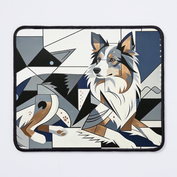 Item preview, cubist animal artwork designed and sold by forget45studio.