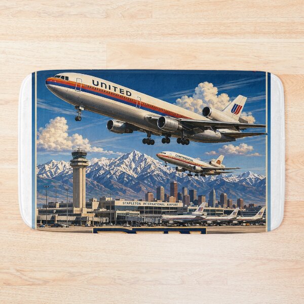 Item preview, Stapleton International Airport DEN – Vintage Denver Airport Travel designed and sold by RetroAviation.