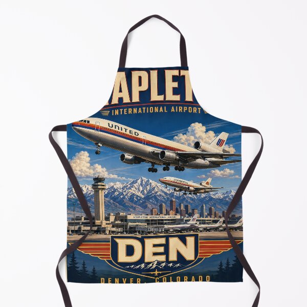 Item preview, Stapleton International Airport DEN – Vintage Denver Airport Travel designed and sold by RetroAviation.