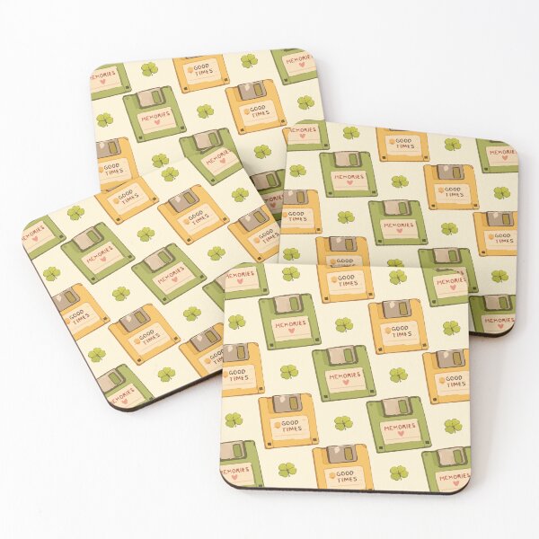 Item preview, 90s Floppy Disk and Nostalgic Memories Retro Pattern 1 designed and sold by SimplePoDesign.