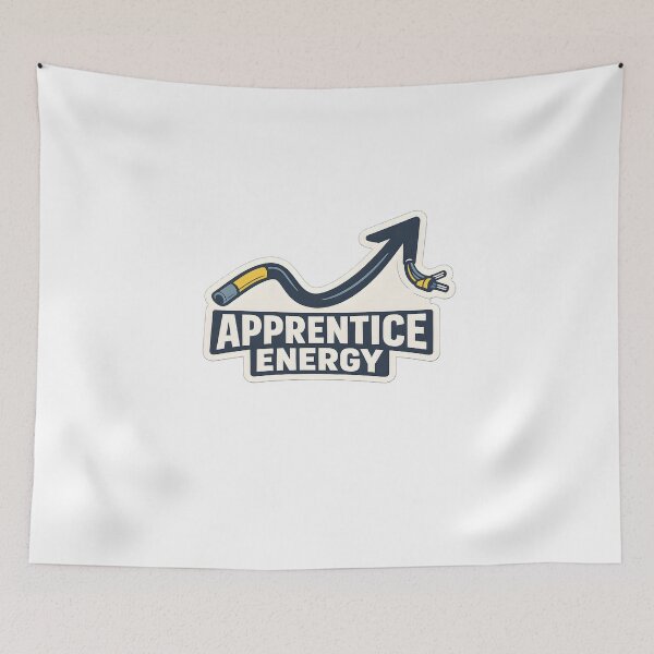 Item preview, Apprentice Energy Electrician Trade Minimal Design designed and sold by Naviora.