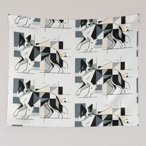 Item preview, cubist animal artwork designed and sold by forget45studio.