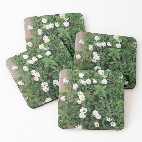 Item preview, White lantana blossoms in the garden designed and sold by PhuongVoArt.