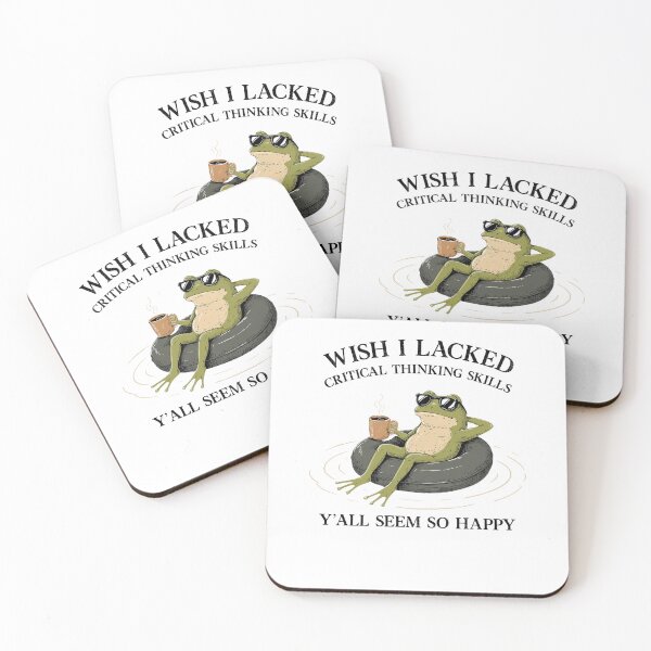 Item preview, Wish I Lacked Critical Thinking Skills Y'all Seem So Happy  designed and sold by nosu-art-pod.