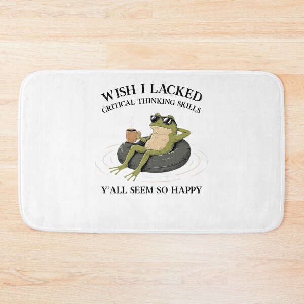 Item preview, Wish I Lacked Critical Thinking Skills Y'all Seem So Happy  designed and sold by nosu-art-pod.