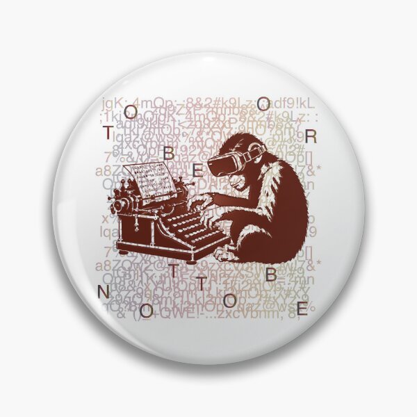 Item preview, Infinite_Monkey_Theorem designed and sold by AURA-HYSTERICA.