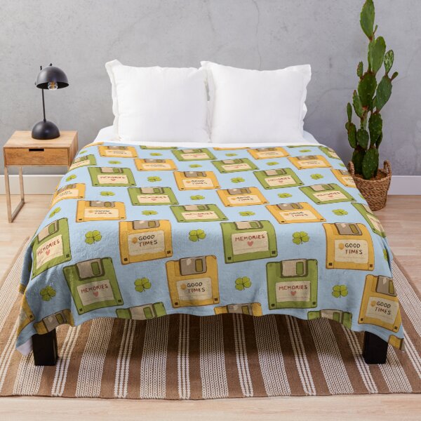Item preview, 90s Floppy Disk and Nostalgic Memories Retro Pattern 3 designed and sold by SimplePoDesign.