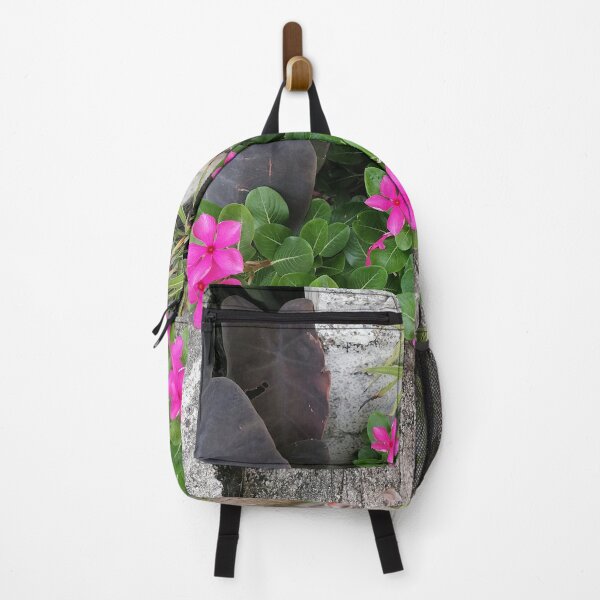 Item preview, Pink periwinkle flowers in a tropical garden designed and sold by PhuongVoArt.