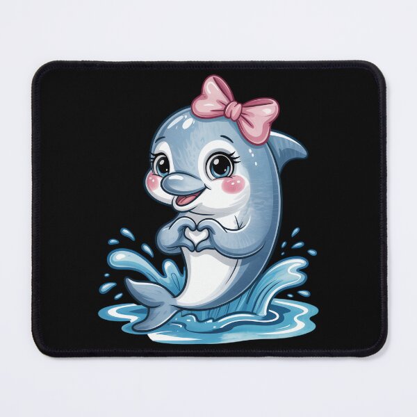 Item preview, Dolphin with heart shape designed and sold by jkrphoto.