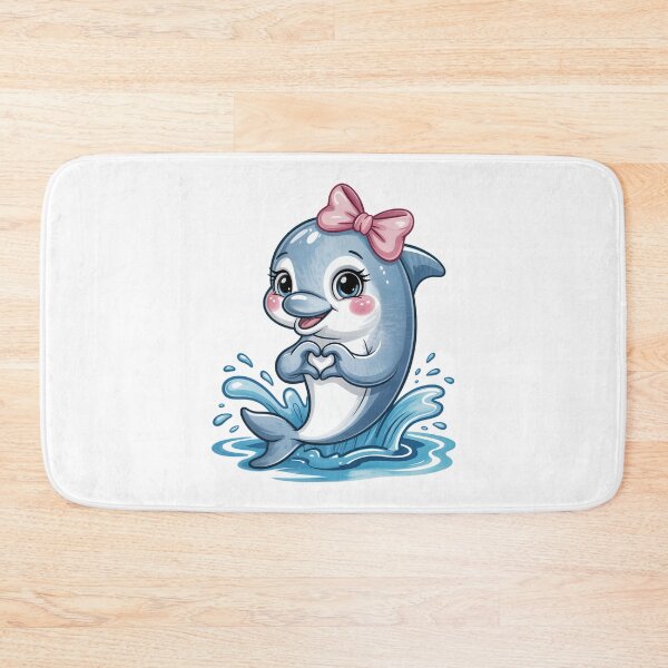Item preview, Dolphin with heart shape designed and sold by jkrphoto.