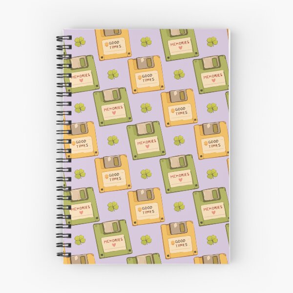 Item preview, 90s Floppy Disk and Nostalgic Memories Retro Pattern 4 designed and sold by SimplePoDesign.