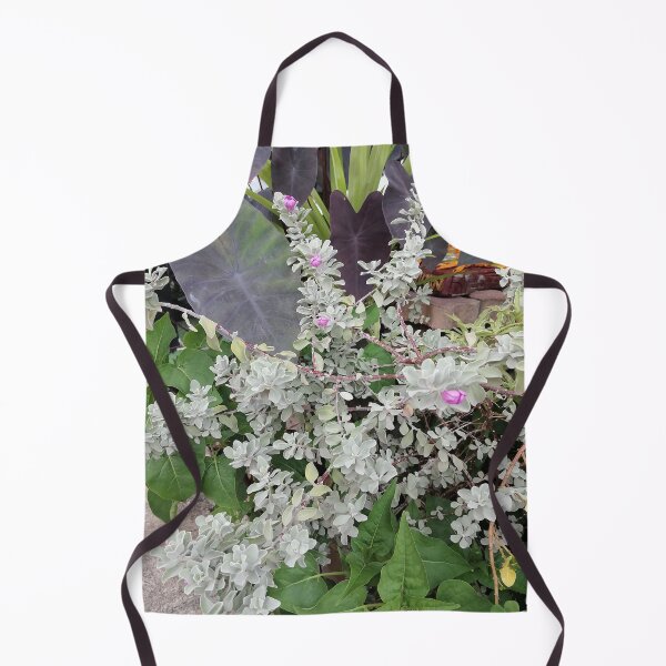 Item preview, Silver-leaved ornamental plant with pink flowers designed and sold by PhuongVoArt.