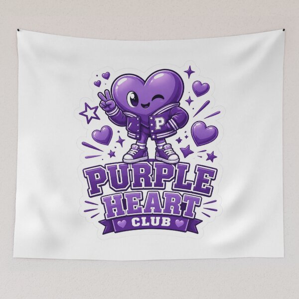 Item preview, Purple Heart Club designed and sold by Stylestickers55.