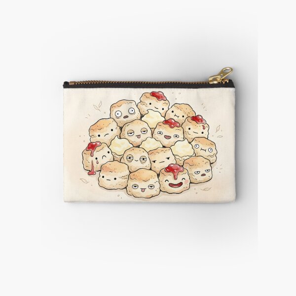 Item preview, Cute Scones and Clotted Cream Pile Kawaii Bakery Illustration designed and sold by DuckOddity.