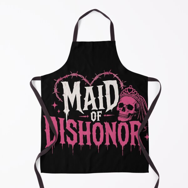 Item preview, Maid of Dishonor Honor Gothic Bride designed and sold by pixiedustpaint.