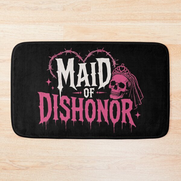 Item preview, Maid of Dishonor Honor Gothic Bride designed and sold by pixiedustpaint.