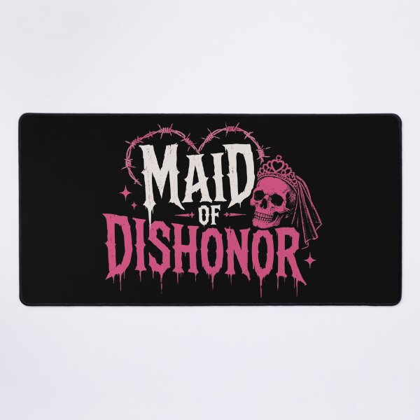 Item preview, Maid of Dishonor Honor Gothic Bride designed and sold by pixiedustpaint.