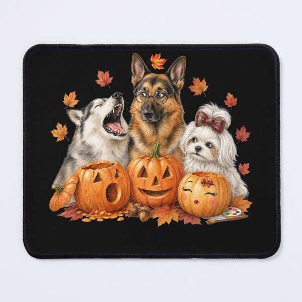 Item preview, Spooky Dog Funny Halloween Pumpkins Autumn designed and sold by Cute & Sassy Custom Gifting Boutiques.