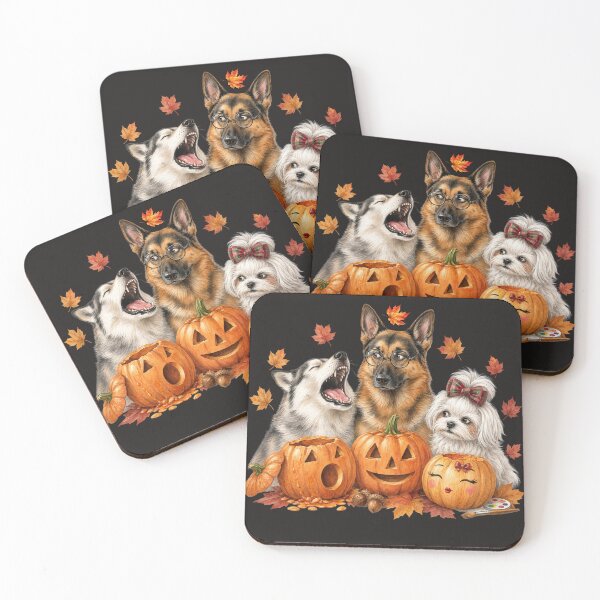 Item preview, Spooky Dog Funny Halloween Pumpkins Autumn designed and sold by Cute & Sassy Custom Gifting Boutiques.