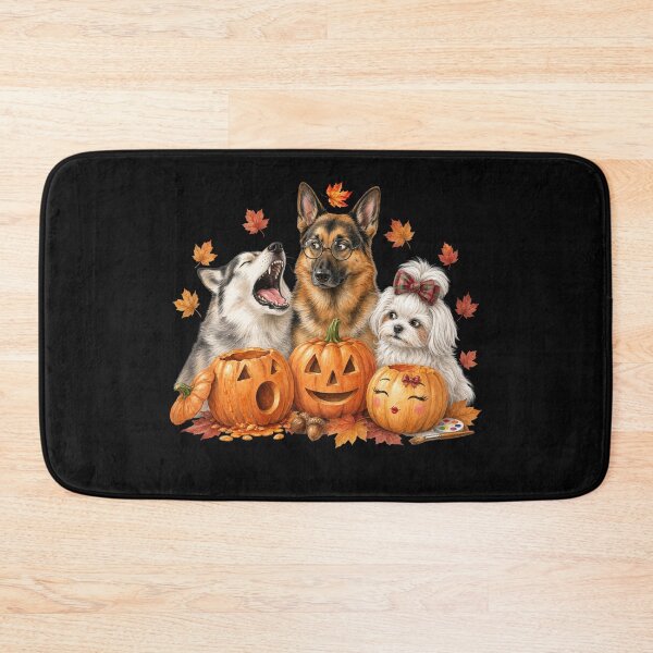 Item preview, Spooky Dog Funny Halloween Pumpkins Autumn designed and sold by Cute & Sassy Custom Gifting Boutiques.