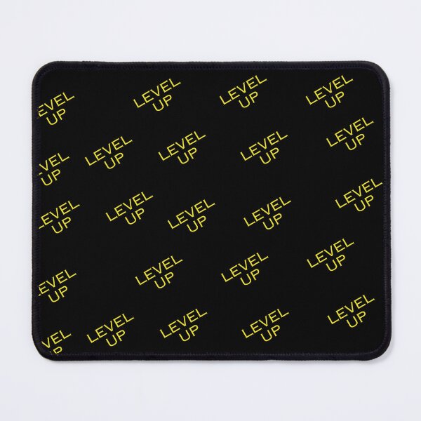 Item preview, Level Up Neon Yellow Repeated Pattern designed and sold by MJ-1103.
