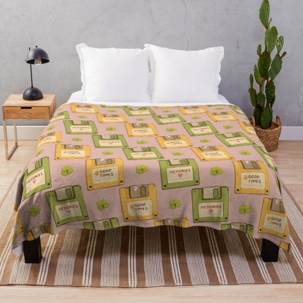 Item preview, 90s Floppy Disk and Nostalgic Memories Retro Pattern 7 designed and sold by SimplePoDesign.