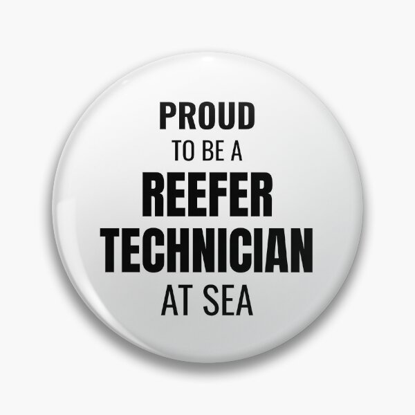 Item preview, Proud to be a Reefer Technician at Sea (Black) designed and sold by ShipCrewNation.