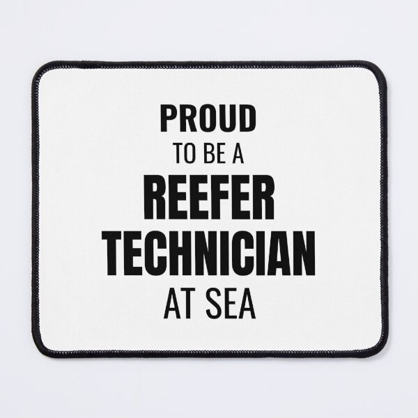 Item preview, Proud to be a Reefer Technician at Sea (Black) designed and sold by ShipCrewNation.