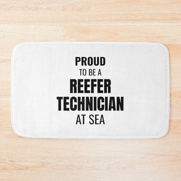 Item preview, Proud to be a Reefer Technician at Sea (Black) designed and sold by ShipCrewNation.