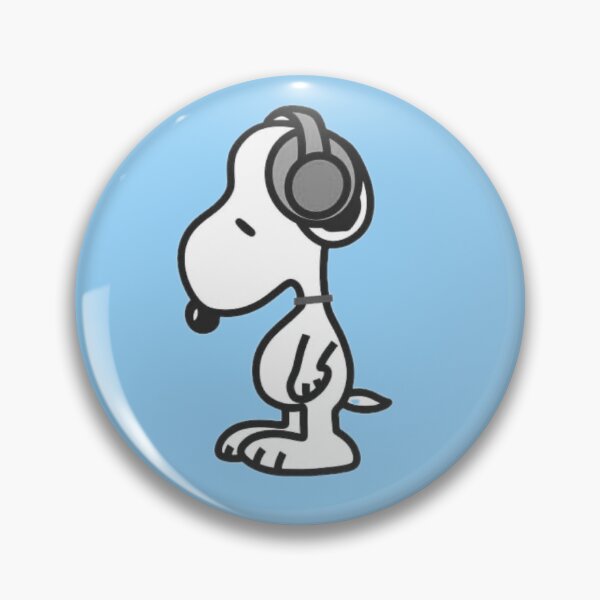 Item preview, headphone snoopy sticker designed and sold by valitzine.