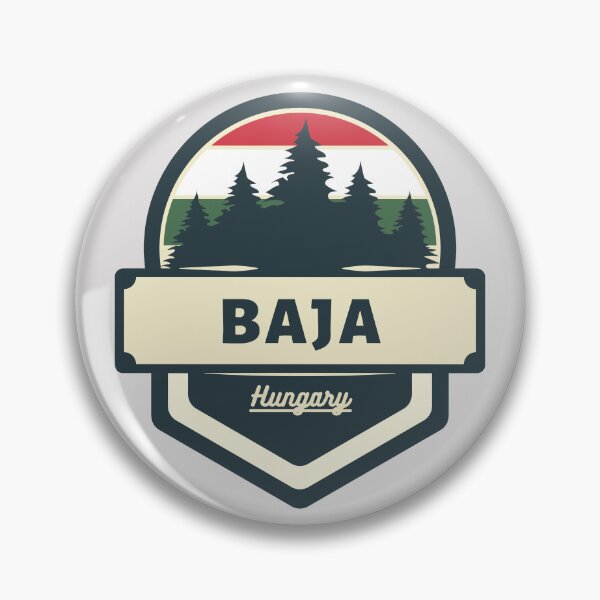 Item preview, Baja Hungary Retro Vintage Badge designed and sold by World Designs.