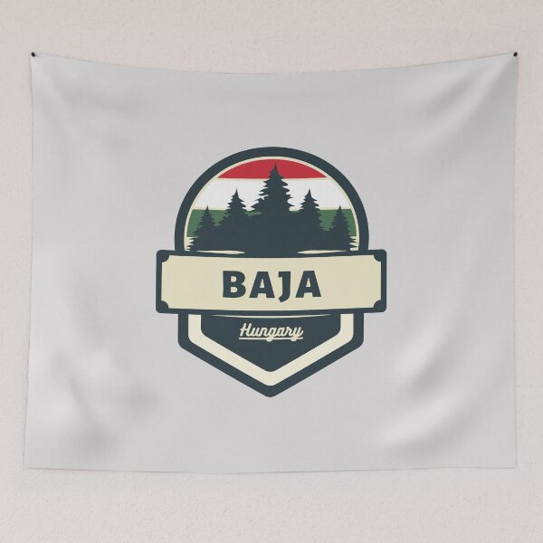 Item preview, Baja Hungary Retro Vintage Badge designed and sold by World Designs.