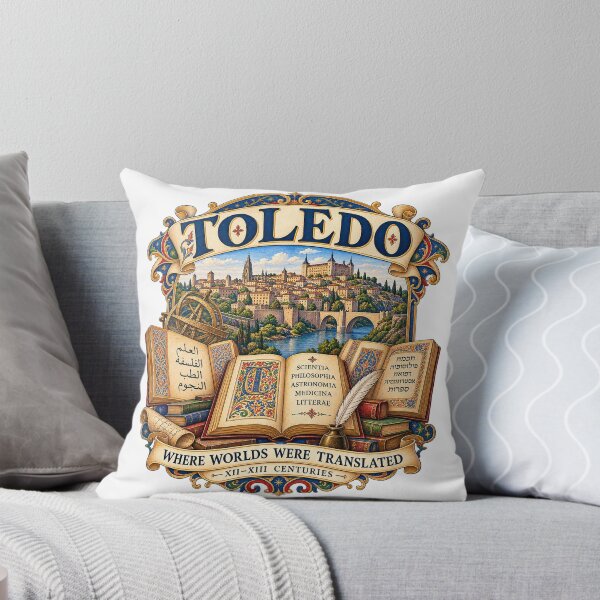 Item preview, Toledo – Where Worlds Were Translated - Medieval School of Translators designed and sold by Past in Threads.