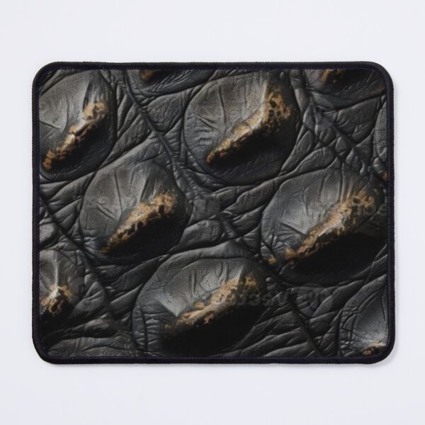 Item preview, Black Alligator Crocodile Skin Leather Scales Macro Texture designed and sold by LYAN-STORE.