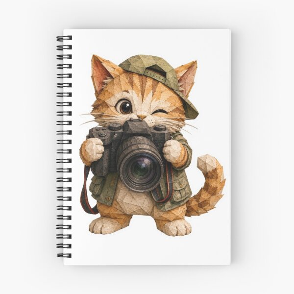 Item preview, Origami Photographer Cat with Camera designed and sold by Snurly.