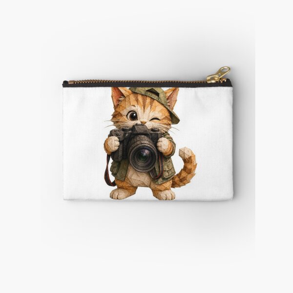 Item preview, Origami Photographer Cat with Camera designed and sold by Snurly.