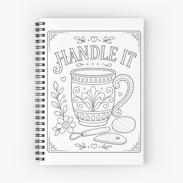 Item preview, Handle it Pottery Mug designed and sold by SamanthaLPottery.