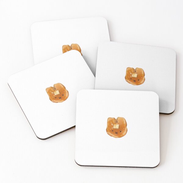 Item preview, Cute Bunny Pancake – Kawaii Breakfast & Syrup Sticker designed and sold by elwinadonburg.