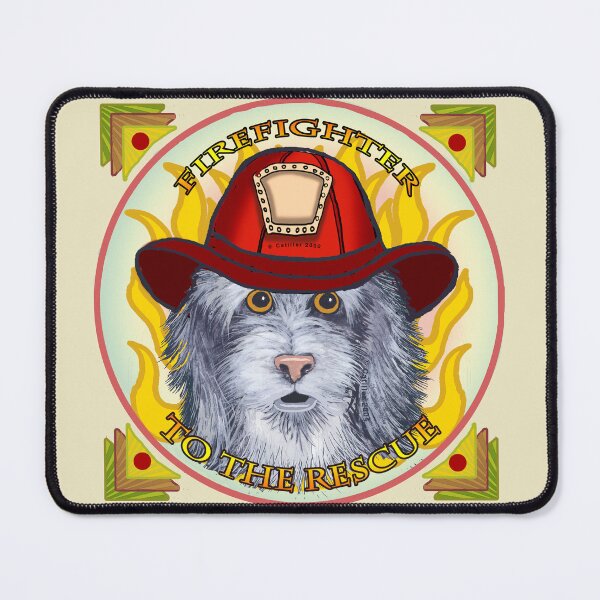 Item preview, Sheepdog Firefighter  designed and sold by artmuvz.