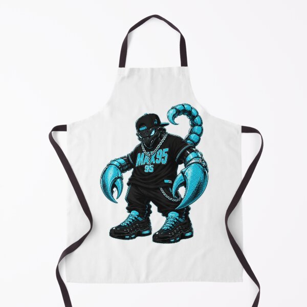 Item preview, Scorpion Sneaker Streetwear Mascot Black Blue Graphic T-Shirt designed and sold by TropikaArts.