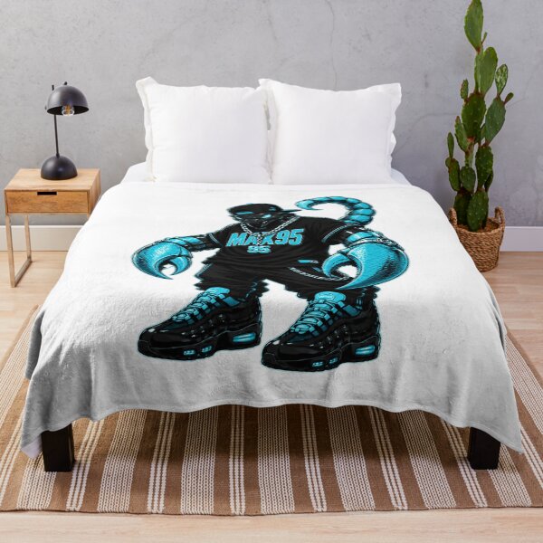 Item preview, Scorpion Sneaker Streetwear Mascot Black Blue Graphic T-Shirt designed and sold by TropikaArts.