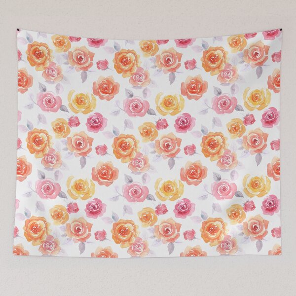 Item preview, Soft Rose Watercolor Pattern designed and sold by NNhu.